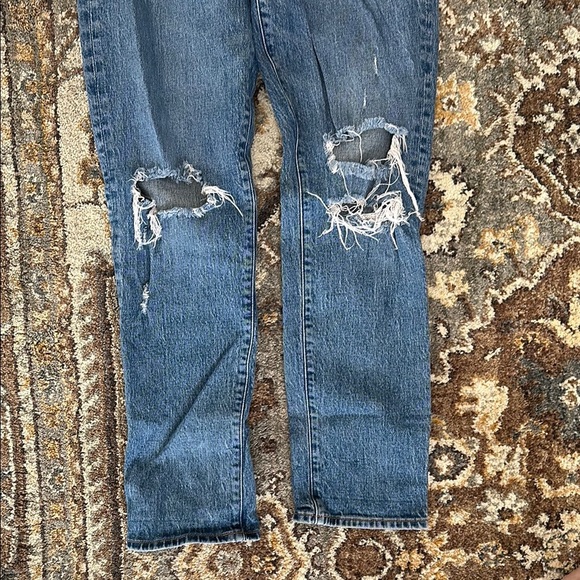 Abercrombie & Fitch The Boyfriend Mid Rise Jeans 27 - Picture 4 of 9